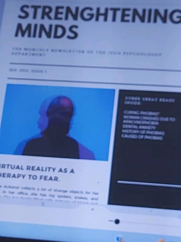 Phobias and virtual reality