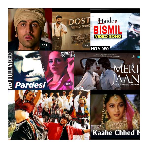 Some of the best music videos in Hindi cinema🤌❤️ (Part-1)