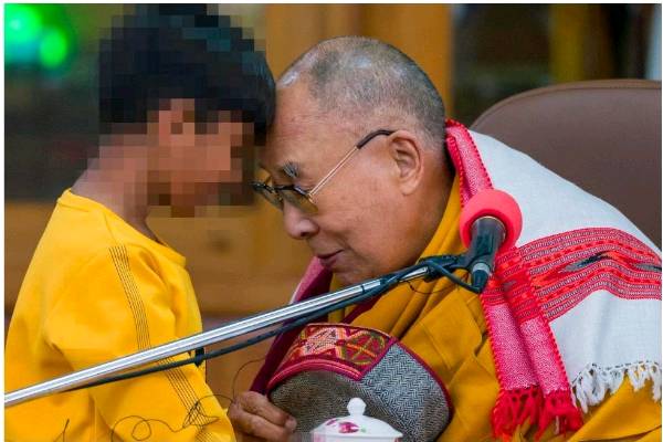 "suck my tongue"- Dalai Lama to a minor child. Is it sexual assault or is it justified?