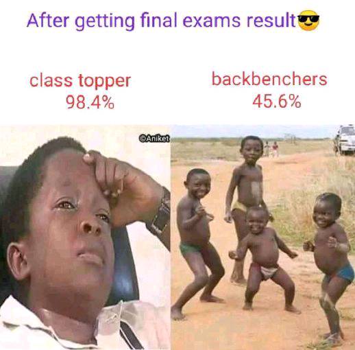 Front benchers and back benchers...