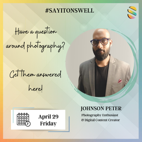 Have your photography questions answered by ace photographer Johnson Peter