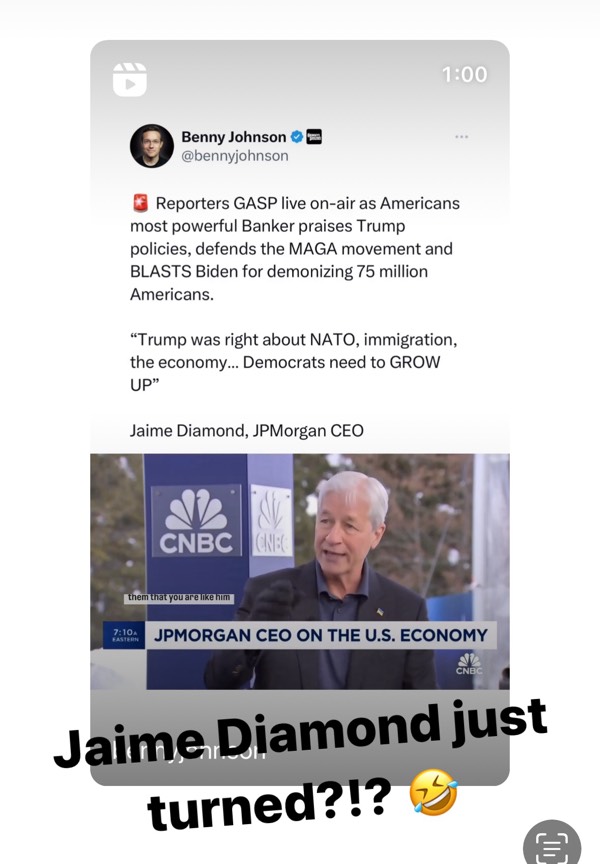 Jaime Diamond just flipped 😳