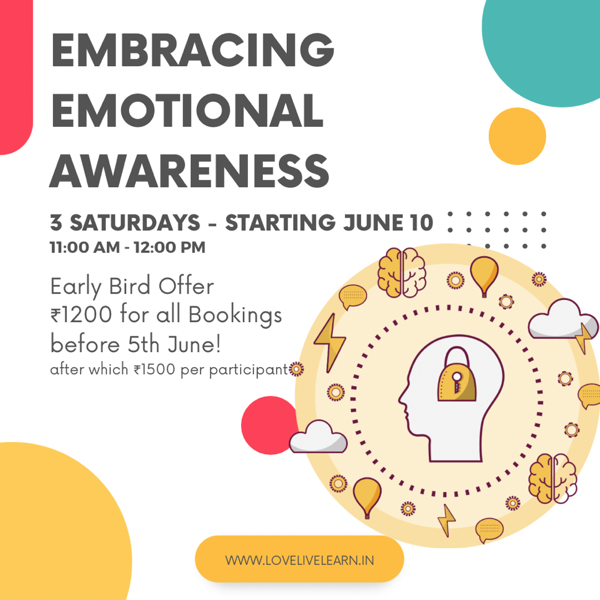 Embrace Emotional Awareness - a virtual event for 12-17 years old
