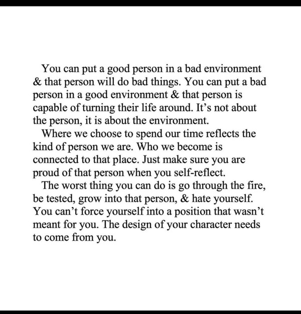 Be a good person:)