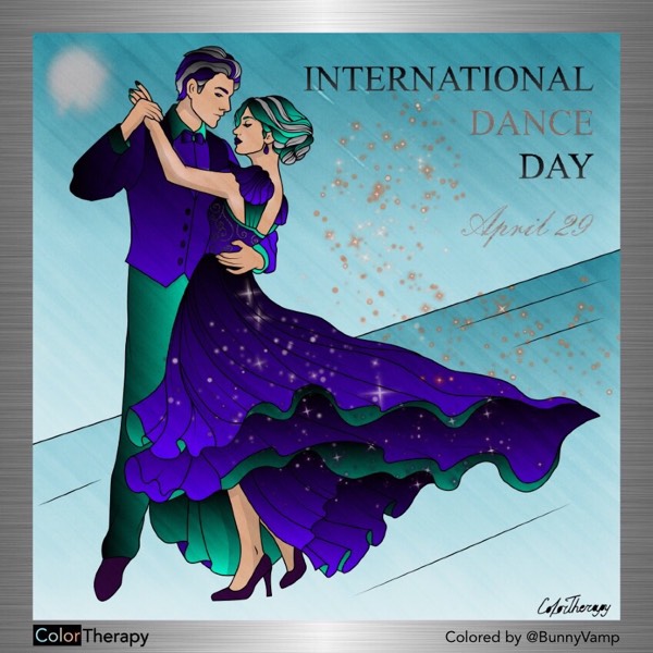 I Celebrated INTERNATIONAL DANCE Day With This Coloring Piece + More Coloring Pieces♥️