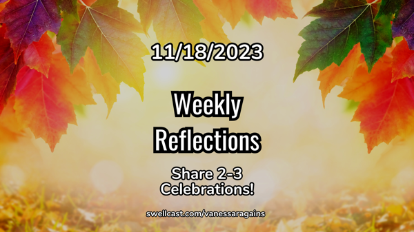 #Weekly Reflections 11/18
