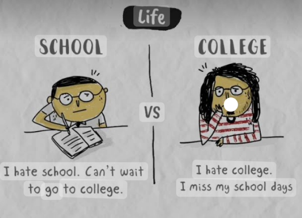 College life v/s school life