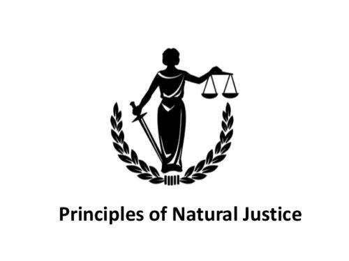 Rules of Natural Justice