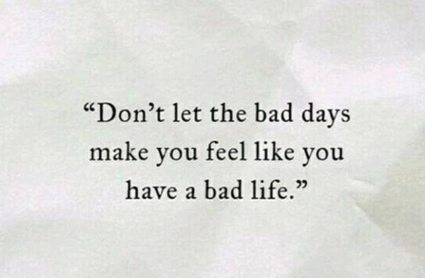 It is just a bad day❤️
