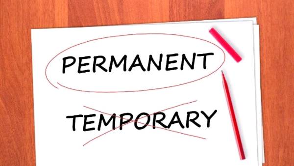 Temporary & Permanent ✋