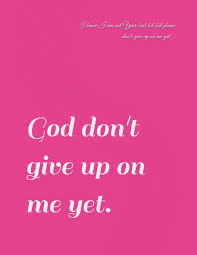 God doesn’t give up, He raises up! #LadyFi
