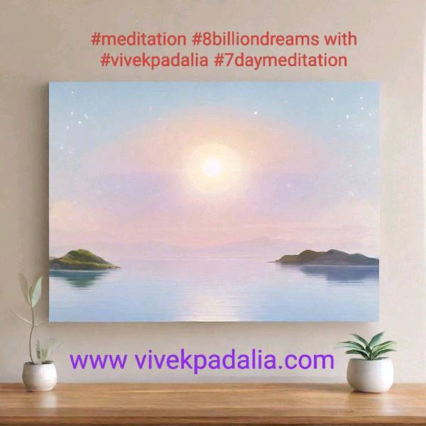 Guided Meditation : Day 1/7 #wellnesslotus #meditation #yoga #speakingbuddha #vivekpadalia #coachvivek #blissfulworld #8billiondreams