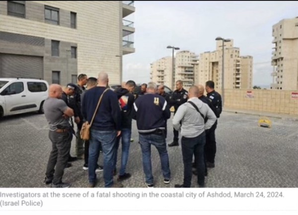 Gangland shooting in Israel