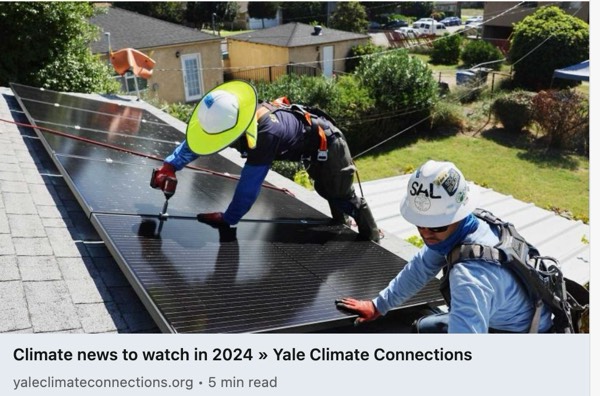 Climate action opportunities that’ll all be great for #communications and #storytelling in 2024. #ClimateInfluence #Leadership