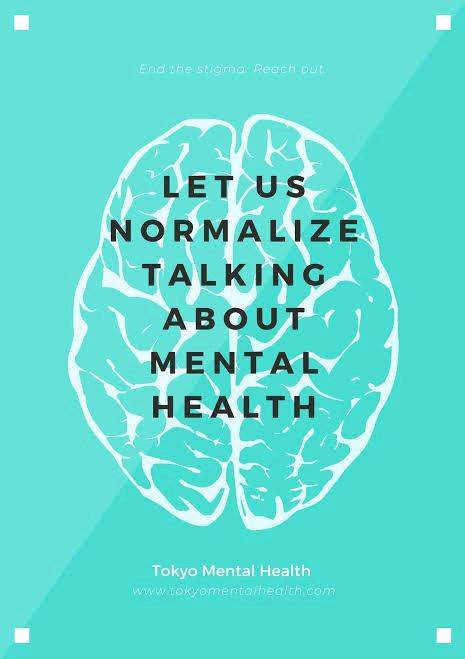 Normalise talking about Mental Health