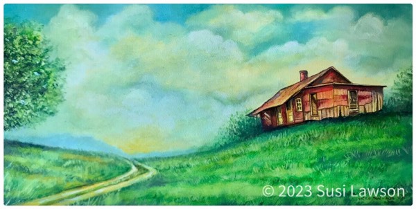 This House ( an original painting & poem of hope)