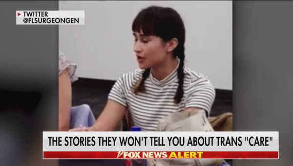 Teenage girl warns of danger of trans ‘treatments’