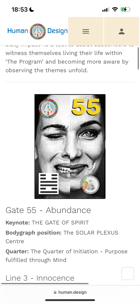 Human Design Gate 55 - Abundance - Gate of Spirit