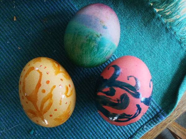 Egg Dyeing and Tax Filing