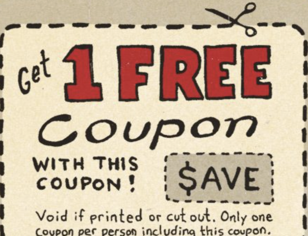 Consuming the value of a coupon