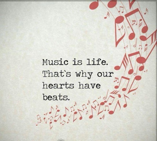 Without music, life would be a mistake-Friedrich Nietzsche.