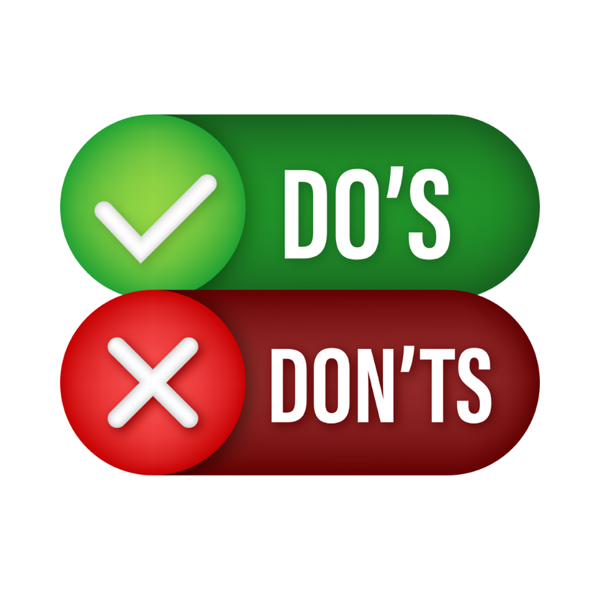 What are some of your dos, don’ts and boundaries on Social Media?