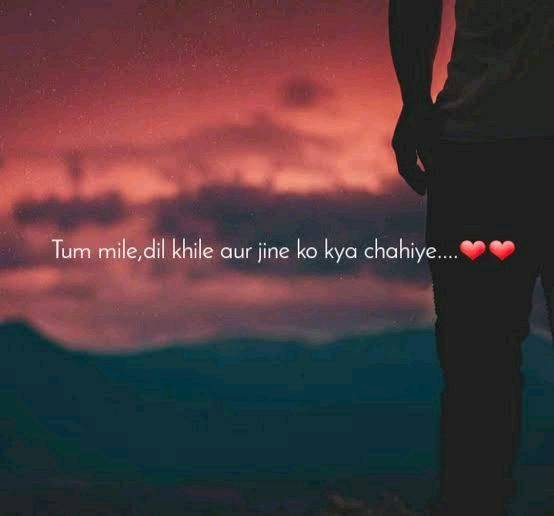 Tum Mile, Dil Khile..Aur Jeene Ko Kya Chahiye