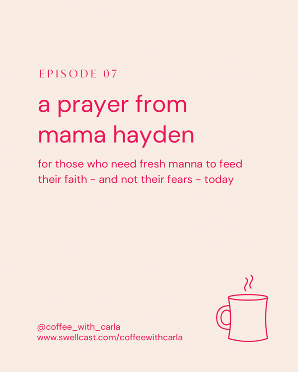 Prayer: Fresh Manna to Feed Your Faith