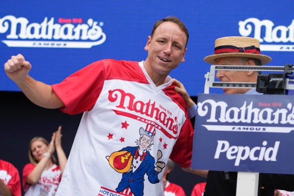 Joey Chestnut is now a 16-time Nathan’s Famous Hot Dog Eating Contest Winner! (Bonus Swell)