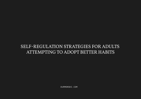 Fabulous Friday - Self Regulation