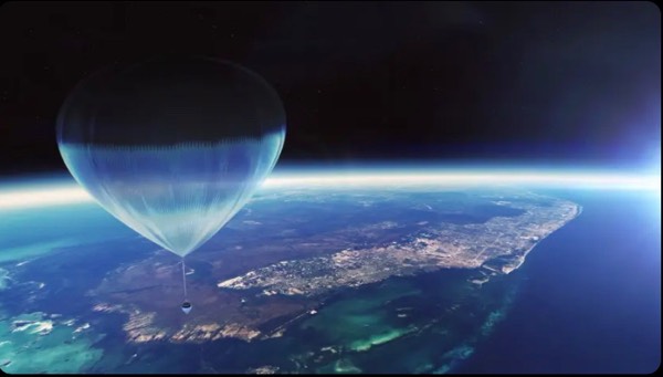 ¿Viajarías al espacio en un globo?