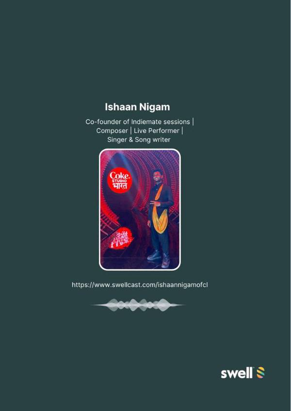 In Conversation with Ishaan Nigam