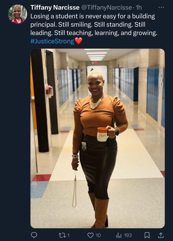 Principal receives backlash after tone-deaf Twitter post in the wake of a student’s death