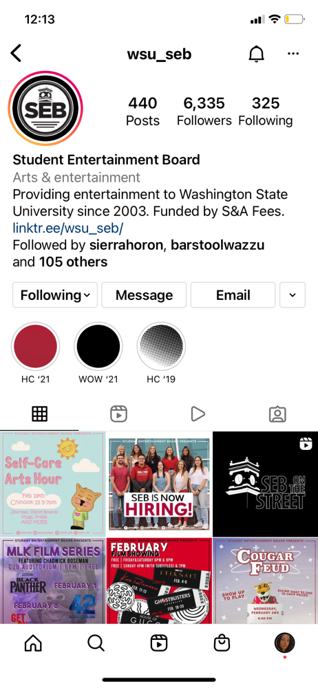 interview w/ Sierra Horon from WSU’s Student Entertainment Board