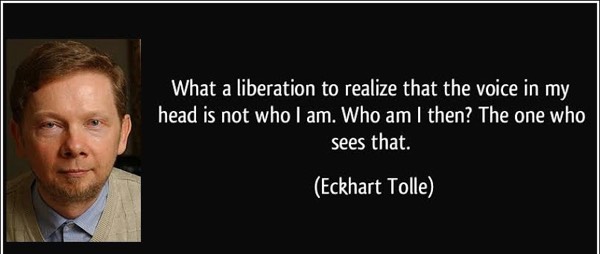 Freeing yourself from your mind (" watching the thinker "):Eckhart Tolle