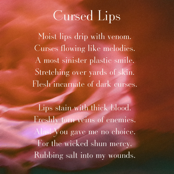 Poem: Cursed Lips