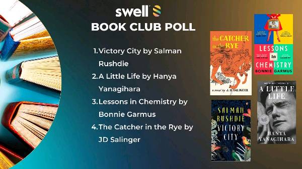 #SwellBookClub - Help us pick the Swell Book Club Read for the month of June!
