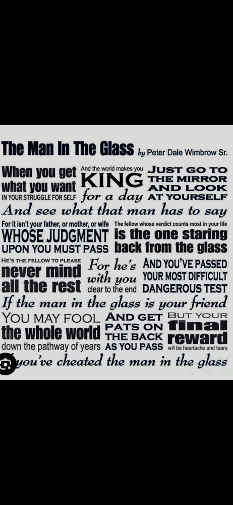 The Man In The Glass