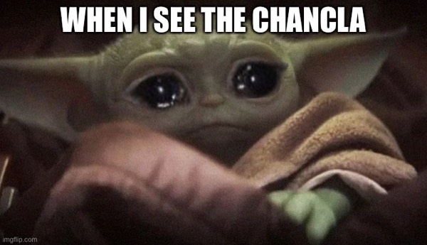 Baby Yoda is a rowdy child that needs some discipline!
