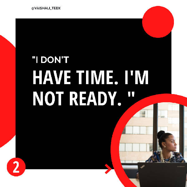 Myth 2: I don’t have time. I’m not ready.