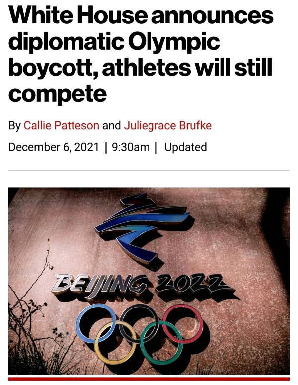 Olympic Boycott or Hypocrisy