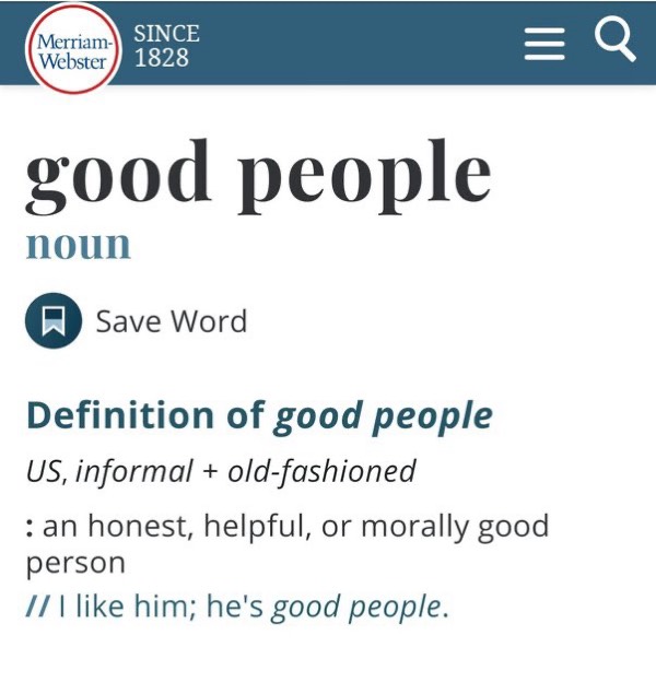 What qualifies you as a "good person" or an evil one?