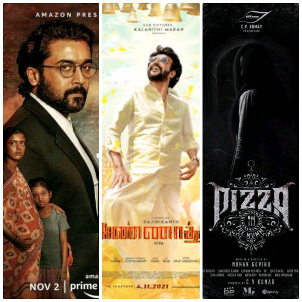 Latest Tamil movie teaser releases: Jai Bhim, Annathe, Pizza 3 The Mummy