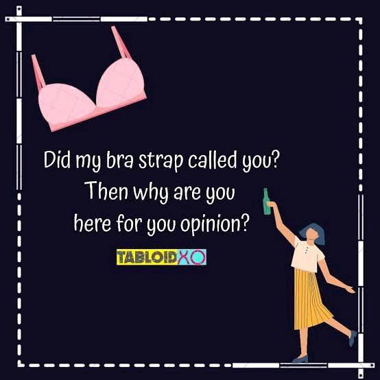 Why is visibility of bra strap considered a concent whereas visibility of brand name on men's garments is normal?