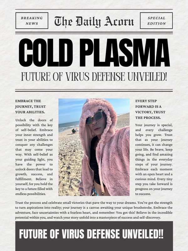 #TheDailyAcorn - #ColdPlasma The future of Virus Defense.
