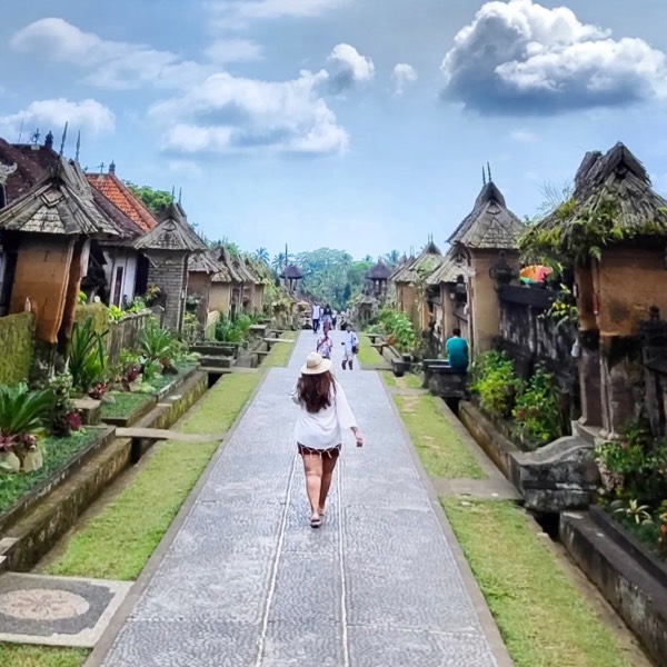 A village in Bali