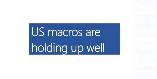 US macros are holding up well