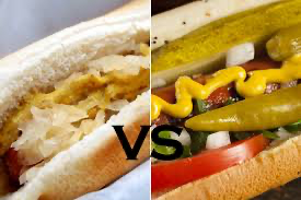FOOD FIGHT: CHICAGO STYLE HOT DOG VS NEW YORK STYLE HOTDOG