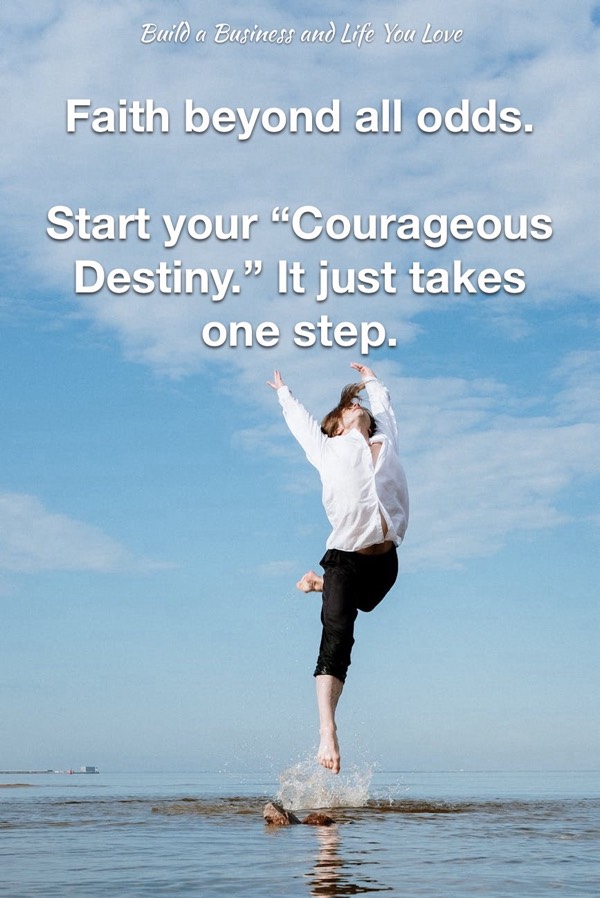 How much time do we have?  We only have NOW!  Isnt it time?  Courageous Destiny starts now.