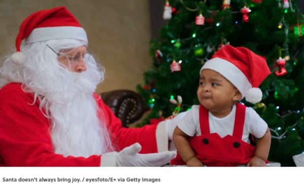 Why kids cry with Santa
